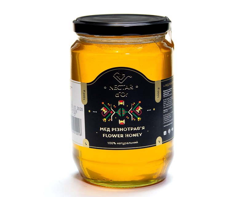 عسل نحل طبيعي من زهور ونباتات مختلفة 1 كيلوجرام Nectar d`Or