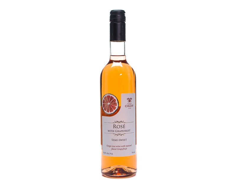 مشروب نبيذ ROSE with Grapefruit