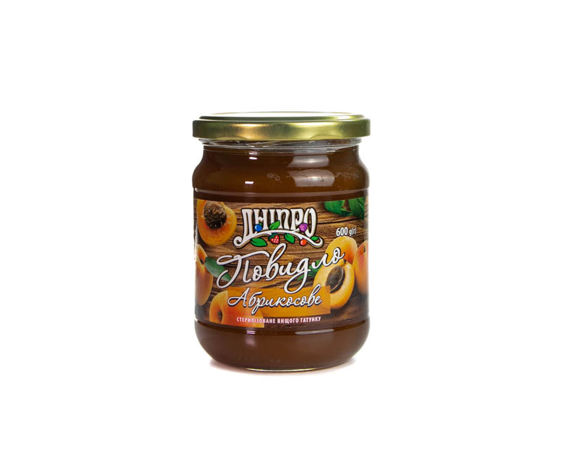 Marmelade Aprikose 600 g TM Dnipro