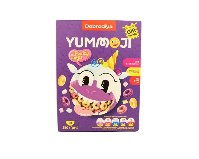 YUMMOJI Fruchtringe mit Marshmallow