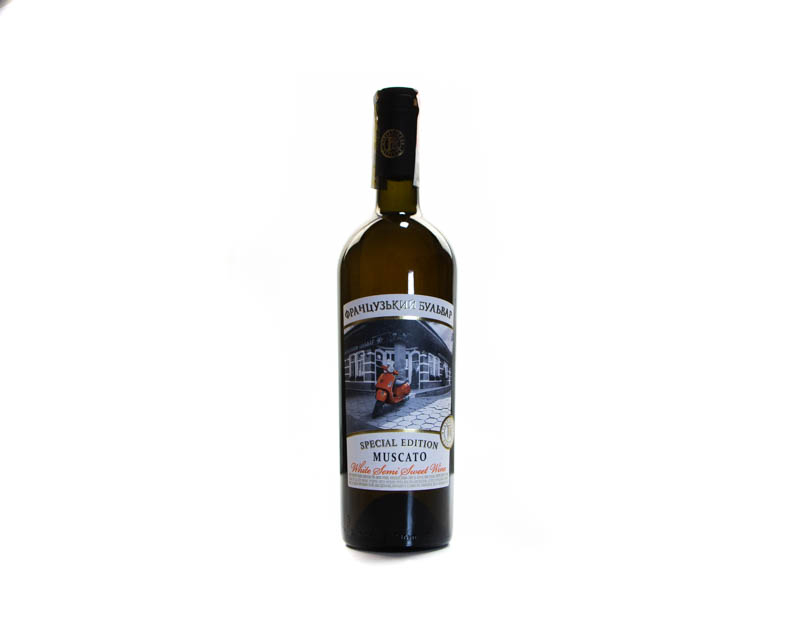 Französischer halbsüßer Weißwein Boulevard Muscato 0,75 l