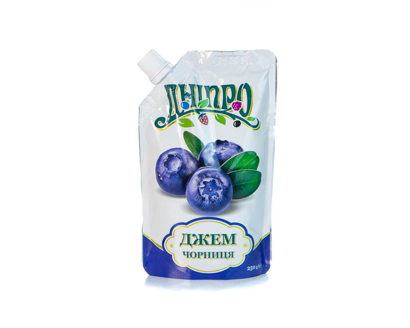 Konfitüre Blaubeere 250 g TM Dnipro 