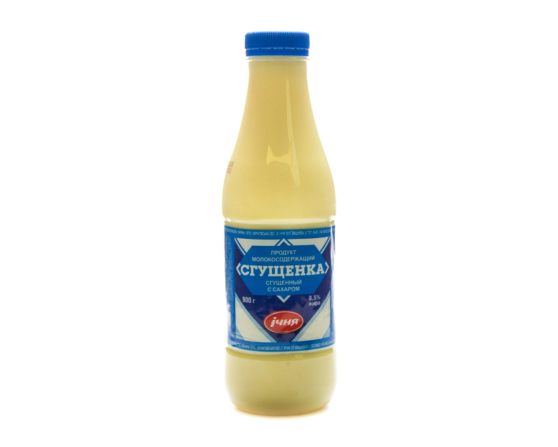 MILCHHALTIGES EINGEDICKTES PRODUKT MIT ZUKER, TM ICHNYA, 8,5% FETT