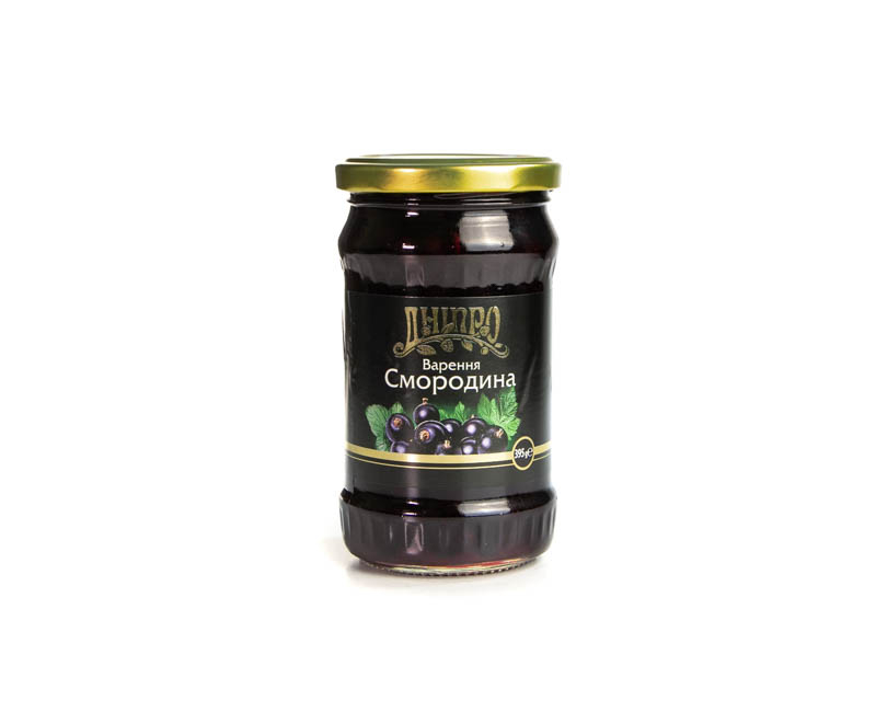 Konfitüre Schwarze Johannisbeere 395 g TM Dnipro