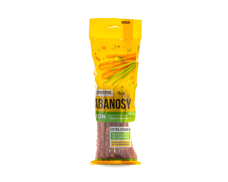 Kabanosy ONION aus Schweinefleisch mit dem Zusatz von Zwiebeln