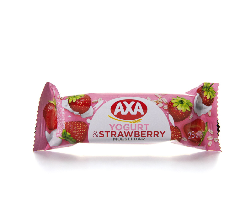 Jogurt-und-Erdbeere Müsli Bar