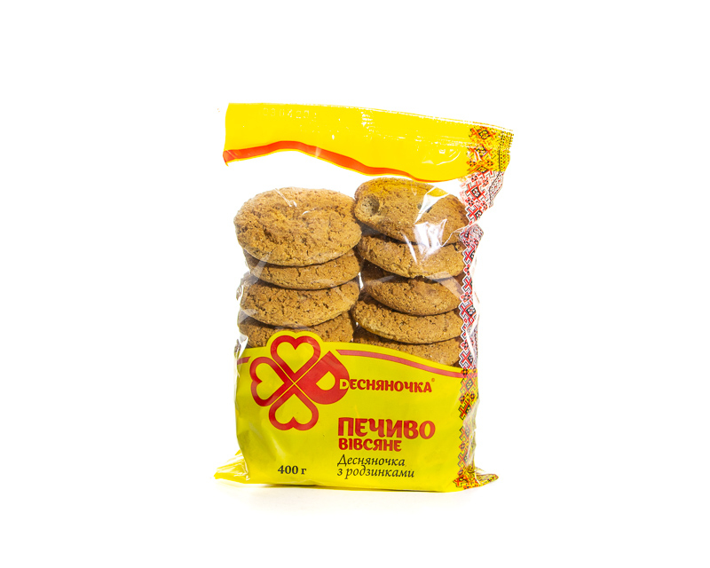 Haferkekse mit Rosinen