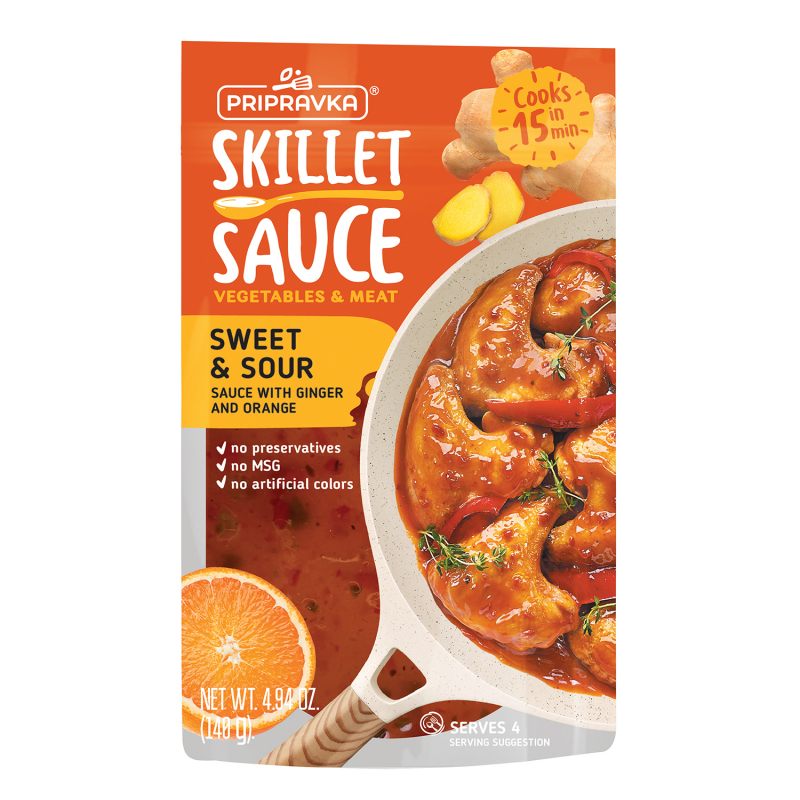 SÜSS & SAUER SOSSE MIT INGWER UND ORANGE