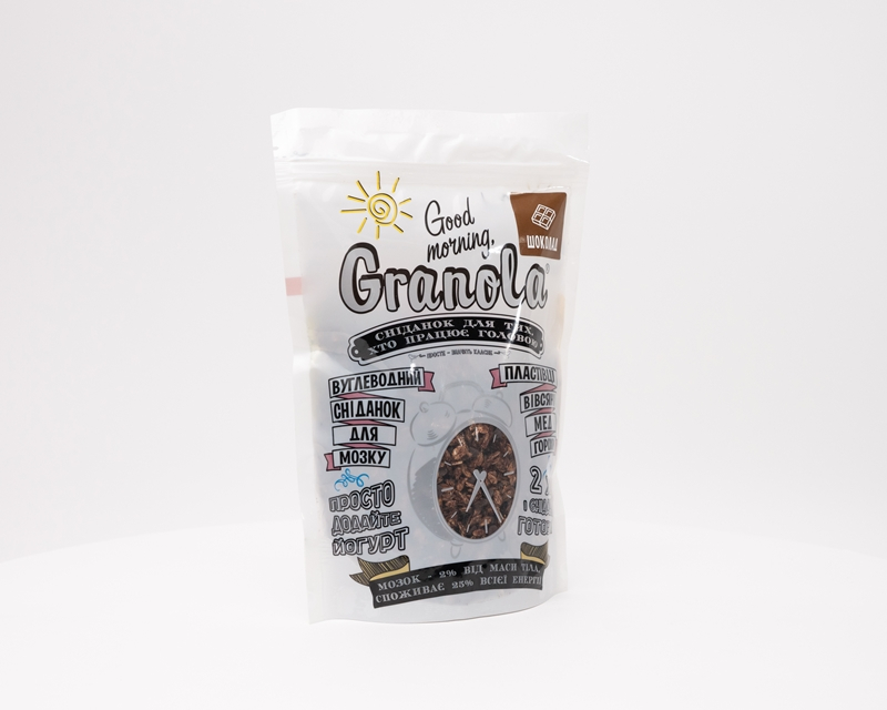 GRANOLA SCHOKOLADE - Frühstück trocken gebacken, 330g, Handelsmarke 