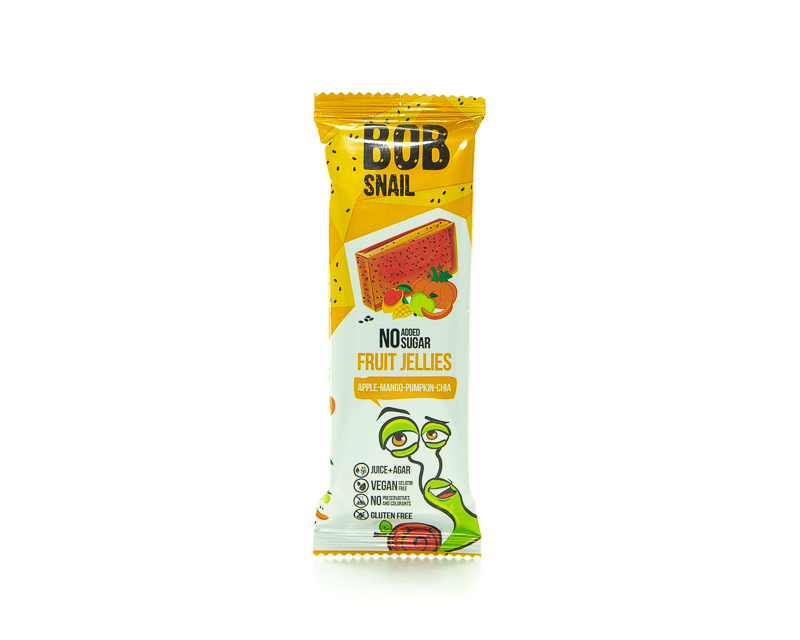 Natürliche Apfel-Mango-Kürbis-Chia-Marmelade TM Bob Snail