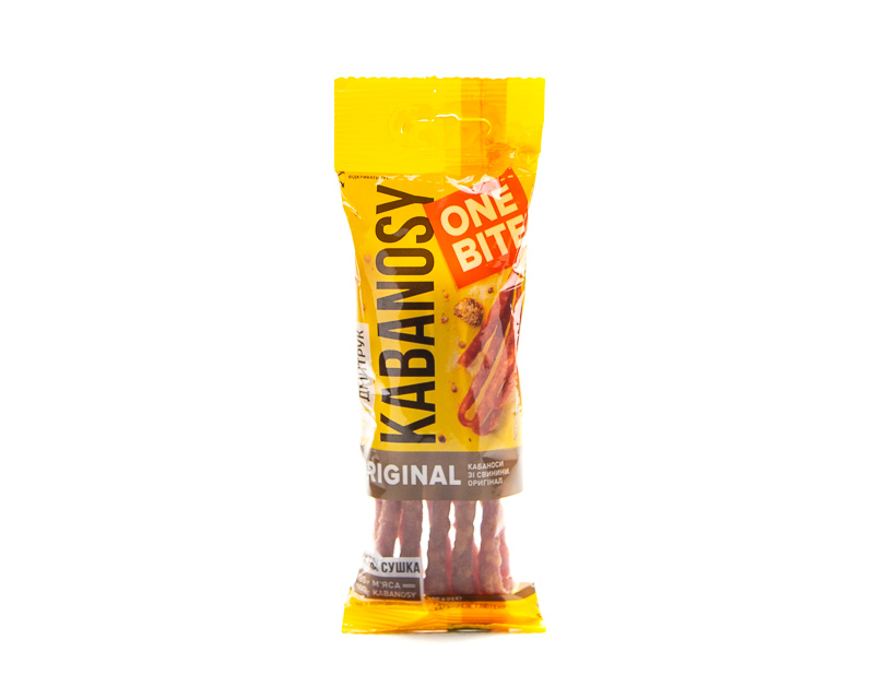 Kabanosy ONE BITE ORIGINAL aus ausgewähltem Schweinefleisch