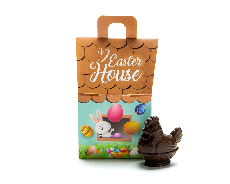 House with a chocolate figures