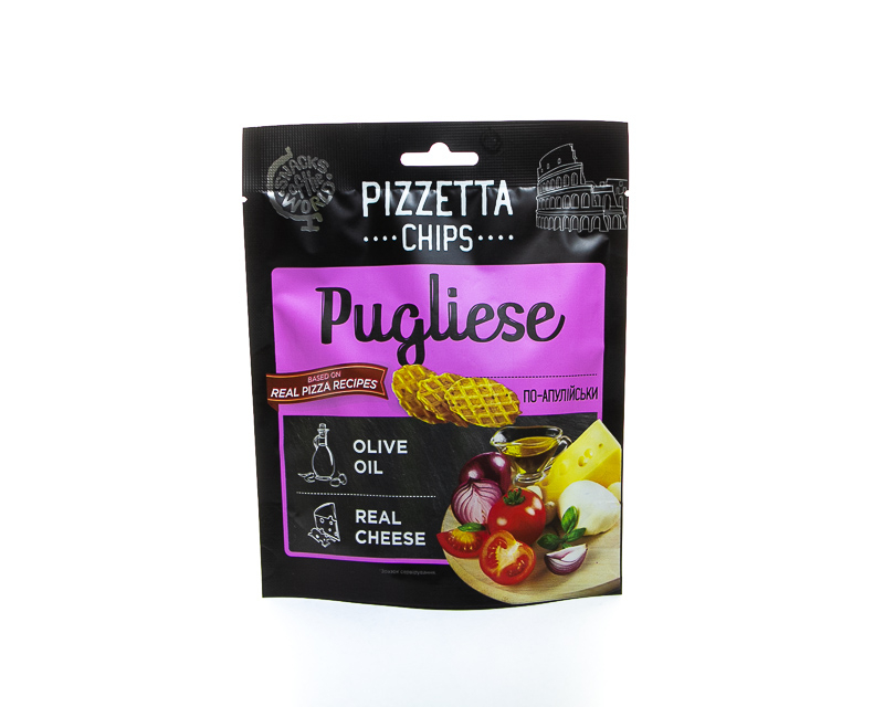 Сrispy snacks PIZZETTA CHIPS 