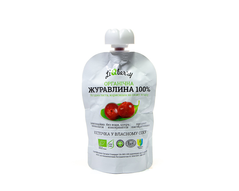 Berry organic cranberries paste LIQBERRY 100 g