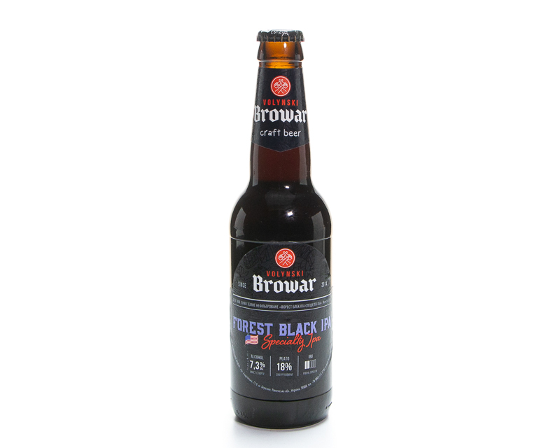 Dark unfiltered beer 