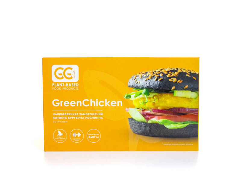 Plant-based chicken cultet in breadcrumbs 