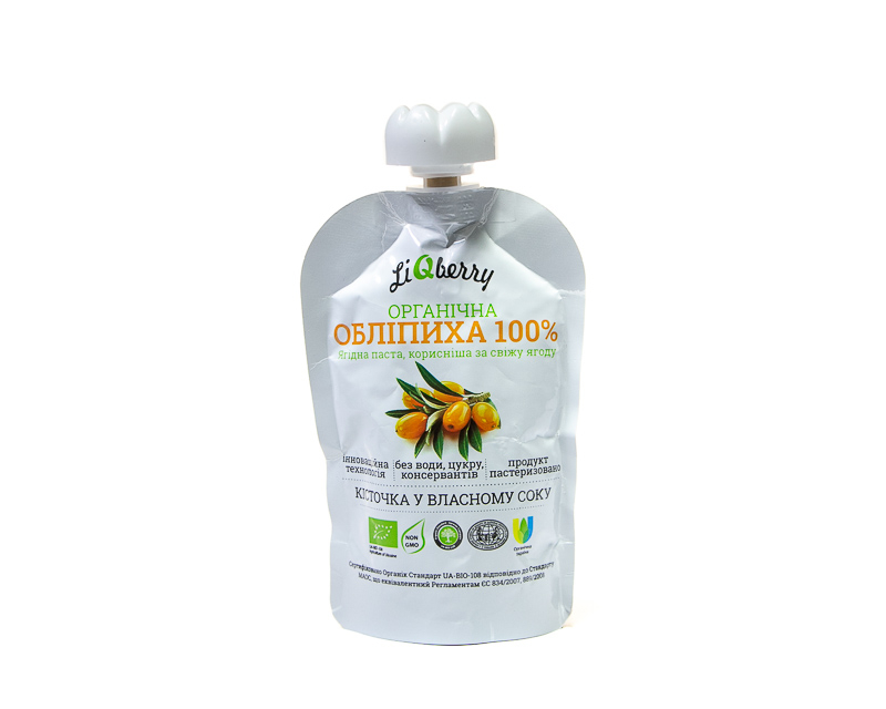 Berry organic buckthorn paste LIQBERRY 100 g