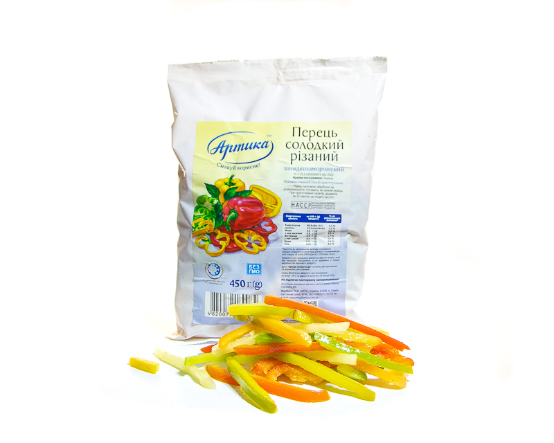 Sweet pepper chopped into strips 
