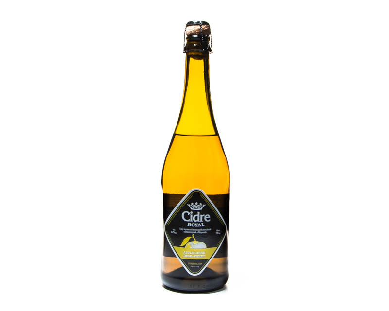 Apple Cider classic, semi-sweet, TM Cidre Royal