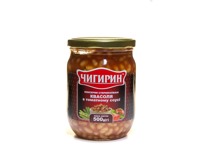 Beans in tomato sauce, 500 g