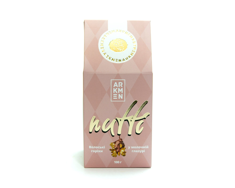 Walnuts in milk cocoa compound