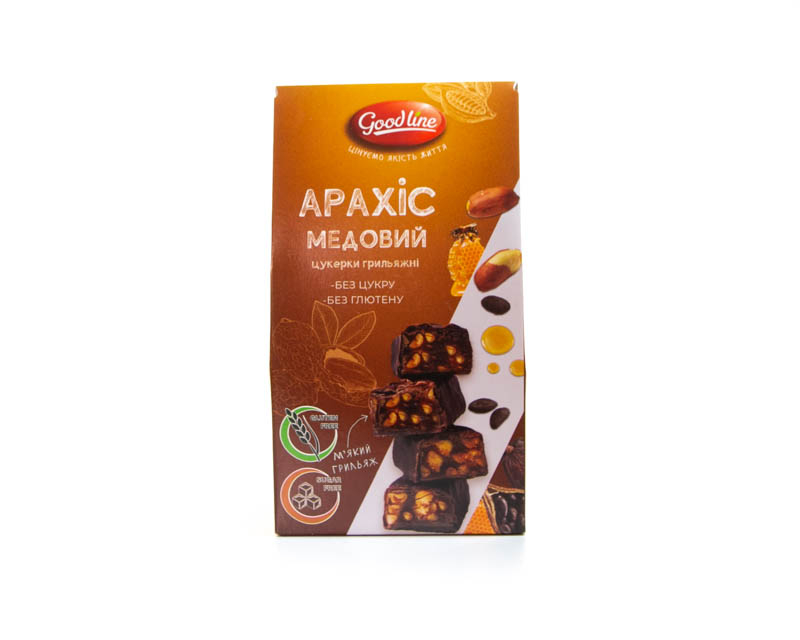 Brittle candy “Honey Peanut”