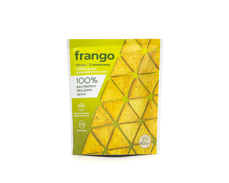 Hummus-snack Frango with Olives