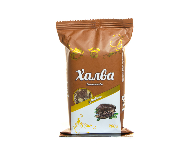 Cocoa sunflower seed halva