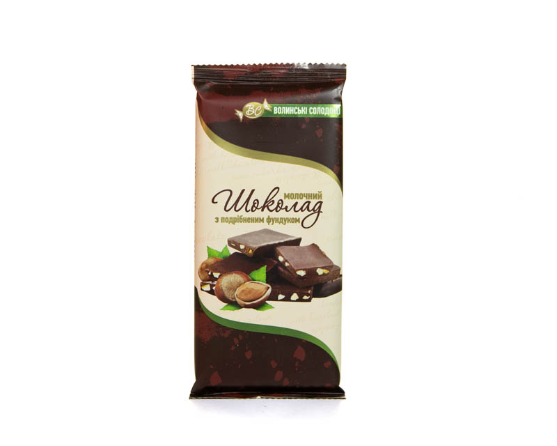 Milk Chocolate with Chopped Hazelnuts
