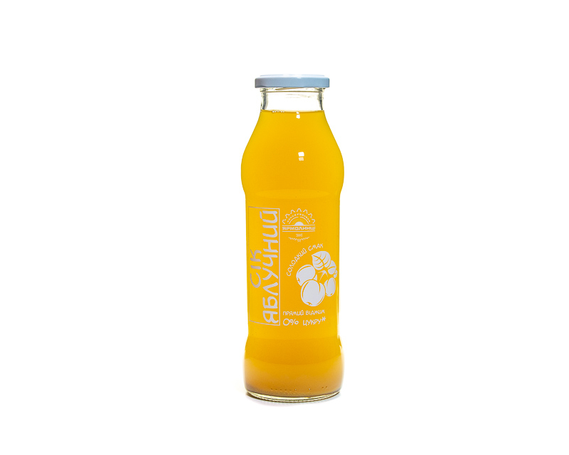 Apple juice cold pressed TM YARMOLYNTSI 0,75l without added sugar