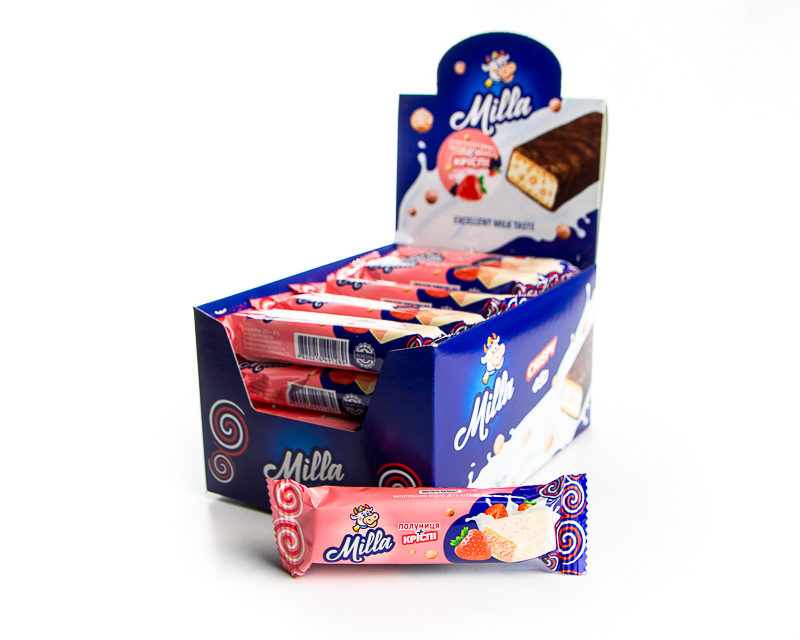 Milla crispy strawberry 23 克