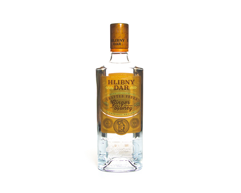 Vodka HLIBNY DAR GINGER & HONEY 伏特加酒